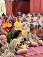 Grama Bhojana during Shishya Sweekar Jayanti Mahotsava 2025 at Karla (3 March 2025)